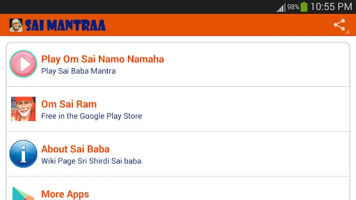 Sai Mantraa android App screenshot 3